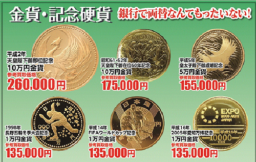 金貨　買取