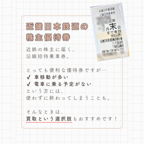 近鉄株主優待券2