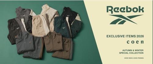 今年も登場‼️リーボック別注アイテム入荷中🌟
