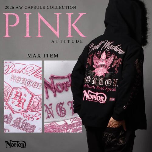 『PINK ATTITUDE』 Norton 26AW Capsule Collection